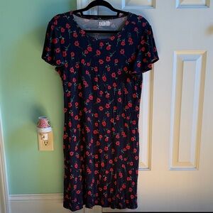 24/7 Maurices Navy Floral Mini Dress